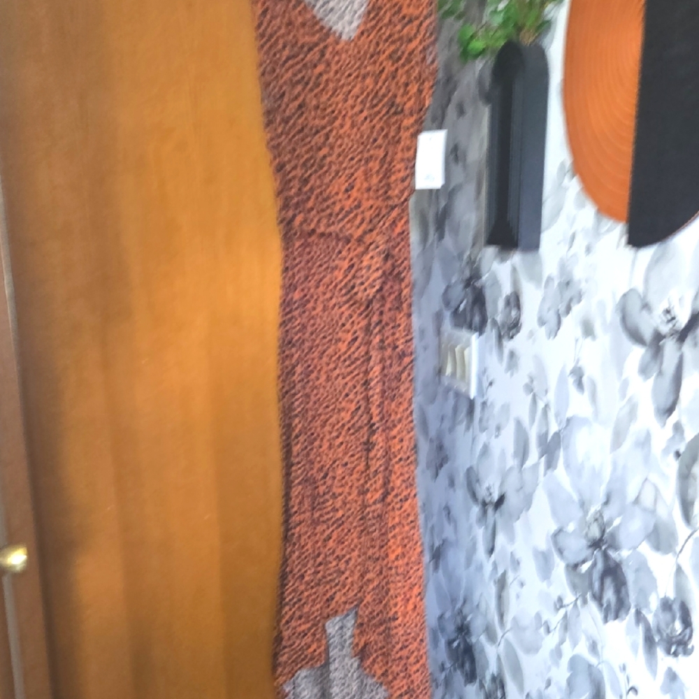 Apt. 9 Orange and Black High Low Dress